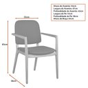 Ver imagem 3 de Cadeira para Mesa de Jantar Ram 55cm Madeira Maciça | Preto - Sallar Home
