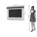 Ver imagem 3 de Painel para TV Vênus Madeira/Off White - Tebarrot