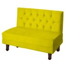 Ver imagem 5 de Canto Italy Confortável para Apartamento Cozinha e Restaurantes Suede Amarelo