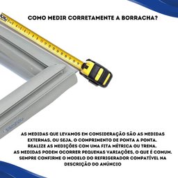 Kit 10x Gaxetas Borracha Freezer Consul Cha22 Chb53 68x72 - 4