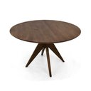 Ver imagem 4 de Mesa Redonda de Madeira Cor Canela 4 Lugares 120x120cm Adele - Iaza Moveis