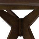 Ver imagem 5 de Mesa Redonda de Madeira Cor Canela 4 Lugares 120x120cm Adele - Iaza Moveis