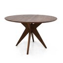Ver imagem 1 de Mesa Redonda de Madeira Cor Canela 4 Lugares 120x120cm Adele - Iaza Moveis
