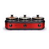 Triplo Buffet Red 2,4 L Rechaud Elétrico - 127 V- Slow Cook - 2