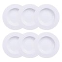Ver imagem 1 de Jogo 6 Pratos Fundos de Jantar em Porcelana 23cm Branco Vibrare Tramontina