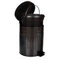 Ver imagem 4 de Lixeira Retrô Preta 5 L