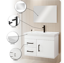 Ver imagem 3 de Kit Armário para Banheiro Ônix 63 - Branco