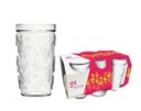 Ver imagem 1 de Conjunto Com 6 Copos De Vidro Decorado Flores 270Ml Nadir