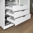 Ver imagem 5 de Guarda Roupa 2 Portas de Correr 235x150 cm Bordeaux Branco 100% MDF Casamia