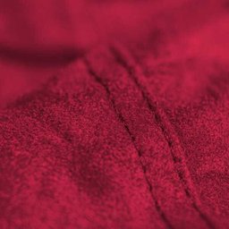 Puff Gigante Infantil Redondo sem Enchimento em Suede 80cm - Vermelho - 2