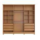 Ver imagem 2 de Guarda Roupa Casal 6 Portas sem Pés em Mdf Bianca Bianchi - Off White