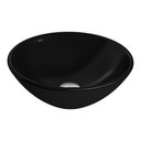 Ver imagem 1 de Cuba de Apoio Lavatório Redonda 35x35cm Ébano - L.155.95