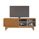 Ver imagem 2 de Rack para TV até 70 Polegadas com 1 Porta de Correr e 4 Nichos Multimóveis Crjcm-RCK006 Cinamomo/