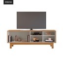 Ver imagem 4 de Rack para TV até 70 Polegadas com 1 Porta de Correr e 4 Nichos Multimóveis Crjcm-RCK006 Cinamomo/