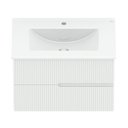 Ver imagem 5 de Gabinete Integrado 2 Gavetas 70x47cm com Lavatório Elite Branco