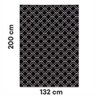 Tapete Jacquard Antiderrapante 1,32x2,00 Casablanca Preto - 4