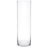 Vaso Vidro Cilindro Grande Comprido 50x14cm Transparente - 1