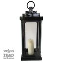 Ver imagem 5 de Lanterna Decorativa Rustica Marroquina Ouro Velho Pequena Libertas Rosas Lanterna Rustica Preto