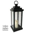 Ver imagem 4 de Lanterna Decorativa Rustica Marroquina Ouro Velho Pequena Libertas Rosas Lanterna Rustica Preto
