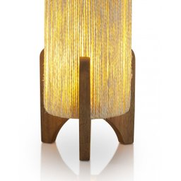 Luminária de Chão Milão Abajur Sisal - 2