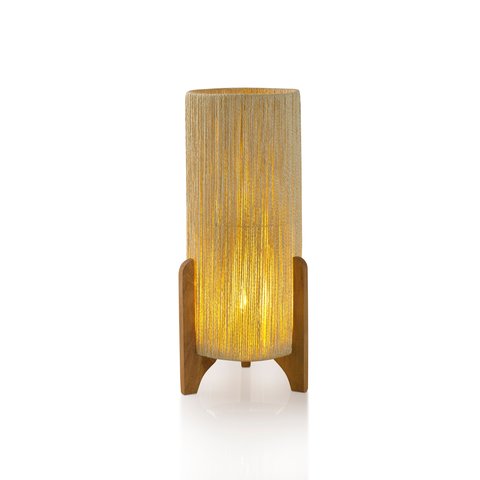 Luminária de Chão Milão Abajur Sisal
