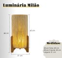 Ver imagem 4 de Luminária de Chão Milão Abajur Sisal