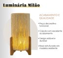 Ver imagem 3 de Luminária de Chão Milão Abajur Sisal