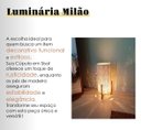 Ver imagem 2 de Luminária de Chão Milão Abajur Sisal