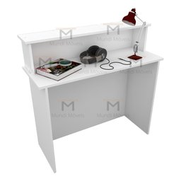 BALCÃO APOIO LOJA M22.2020.B 100% MDF(CAIXA, LOJA, ORGANIZA) MUNDI MOVEIS Branco - 6