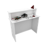 BALCÃO APOIO LOJA M22.2020.B 100% MDF(CAIXA, LOJA, ORGANIZA) MUNDI MOVEIS Branco - 1