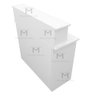 BALCÃO APOIO LOJA M22.2020.B 100% MDF(CAIXA, LOJA, ORGANIZA) MUNDI MOVEIS Branco - 3