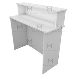 BALCÃO APOIO LOJA M22.2020.B 100% MDF(CAIXA, LOJA, ORGANIZA) MUNDI MOVEIS Branco - 2
