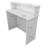 BALCÃO APOIO LOJA M22.2020.B 100% MDF(CAIXA, LOJA, ORGANIZA) MUNDI MOVEIS Branco - 2