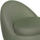 Ver mais imagens de Poltrona Decorativa Orgânica Kaira Base Fixa Linho Verde Claro - Casaepoltrona