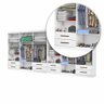 Closet Casal Duplo Lu 12 Portas 8 Gavetas - 7