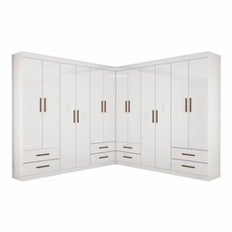 Closet Casal Duplo Lu 12 Portas 8 Gavetas - 3