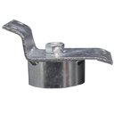 Ver imagem 5 de Kit 16 Chapinhas Chapa Inclinada 15º com Tubo Fixação Pés Palito Rosca 5/16 Zincada