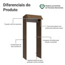 Ver imagem 3 de Porta-geladeira 83 Cm 1 Porta Basculante Rustic Stella Madesa