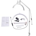 Ver imagem 2 de Luminaria Meia Lua Estetica Mesa Spa Arco 3 Tons Ajustavel Salao Beleza Suporte Celular Limpeza