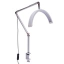 Ver imagem 4 de Luminaria Meia Lua Estetica Mesa Spa Arco 3 Tons Ajustavel Salao Beleza Suporte Celular Limpeza