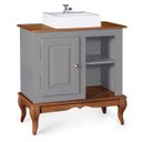 Ver imagem 1 de Gabinete para Banheiro 1 Porta com Cuba Dália 3051