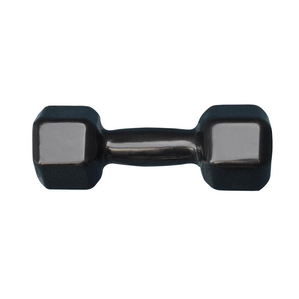 Halter Sextavado Emborrachado 3kg Academia Treino Musculação - 2