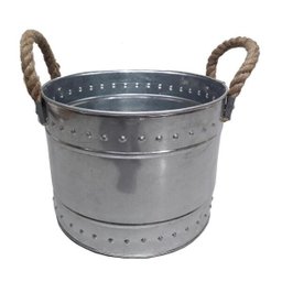 Champanheira em ferro galvanizado D21xA16cm - 1