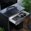 Ver imagem 5 de Mesa de Computador Escrivaninha com Gaveta Barcelona Preto
