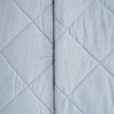 Ver imagem 4 de Kit Colcha Casal 200 Fios Lisa 100% Algodão 220x240cm Cinza Fog