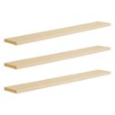 Ver imagem 2 de Kit 3 Prateleiras 70 x 10cm Bege Claro Suporte Invisível