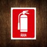 Placa Sinalização Ambiente Hidrante Água 27x35 - 1