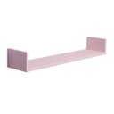 Ver imagem 2 de Prateleira U 70 x 10cm Rosa Claro Suporte Invisível