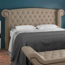 Ver imagem 5 de Cabeceira Cama Box Casal Queen 160cm Provença Linho Bege