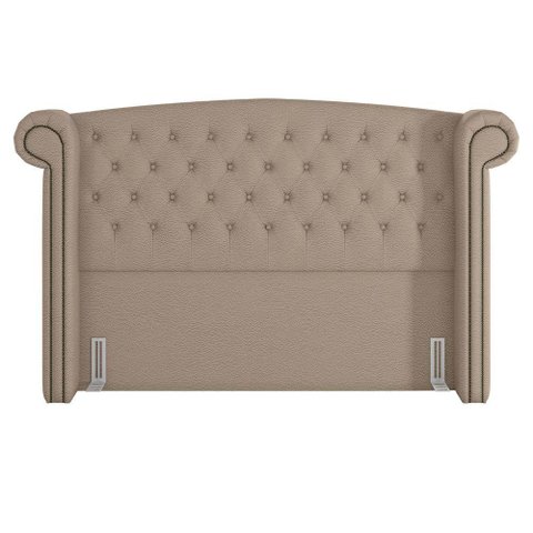 Cabeceira Cama Box Casal Queen 160cm Provença Linho Bege